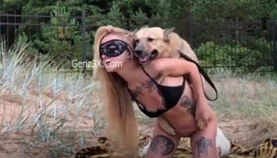 Cô Gái Cho Chó Nện Vì Quá Nứng Lồn ( Sex Thú )